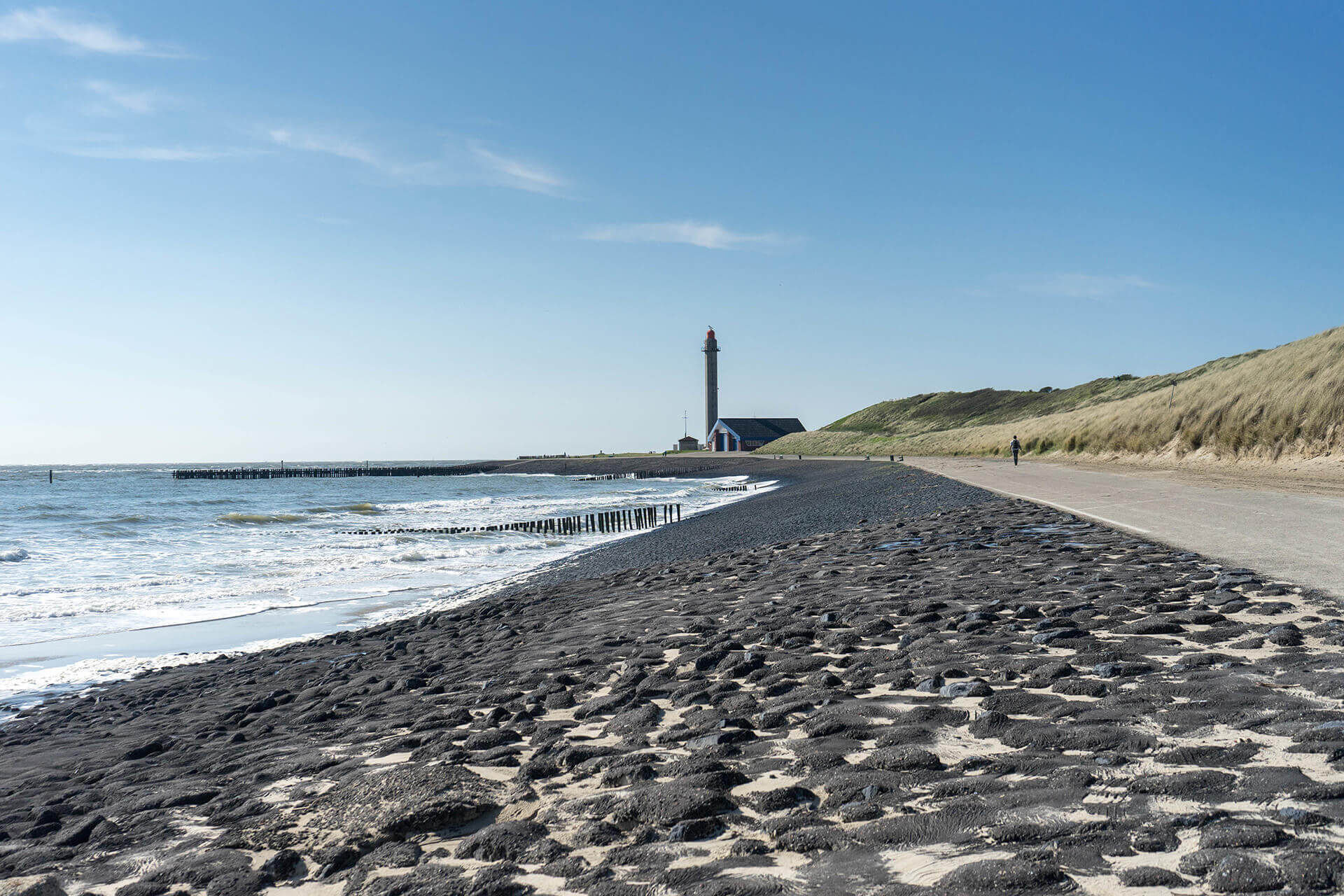 Dutch coastal cycle path